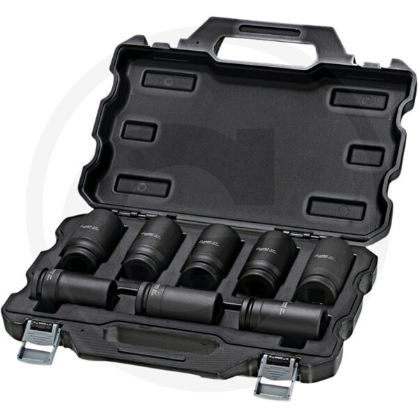 GRANIT BLACK EDITION 3/4” muciņu komplekts triecienatslēgām